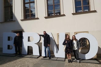 Návštěva z partnerské školy BFI Wien (březen 2023), německá soutěž